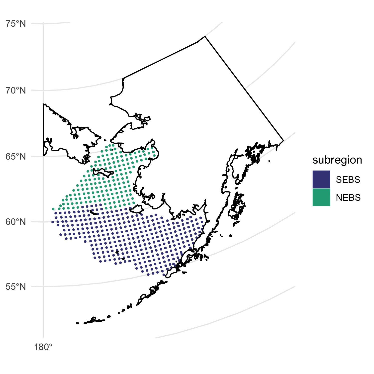 Sub-region designations for survey replicated L3 indices